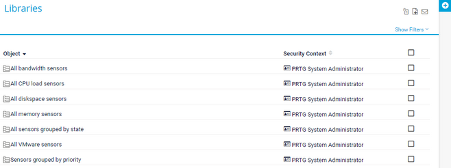 Preconfigured Libraries